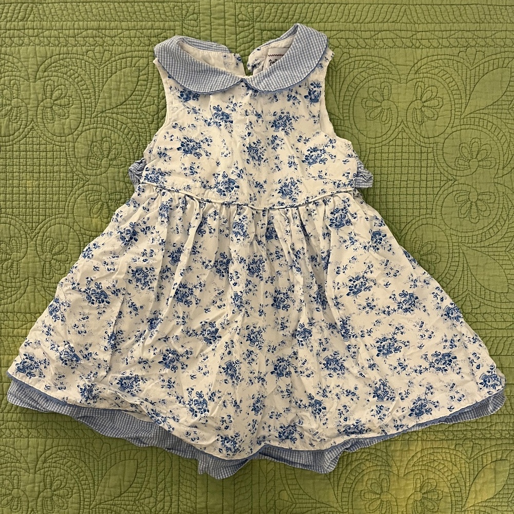 Polly and Friends Cotton Floral Toddler Dress 2T